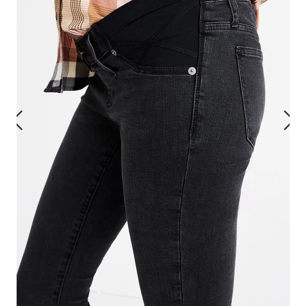 Madewell Maternity Side-Panel Skinny Jeans in Berkeley Wash: Adjustable Edt. 24
